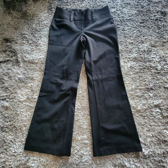 Women's Maurices Black Boot Cut Dress Pants size 5 / 6 Short - Picture 1 of 8